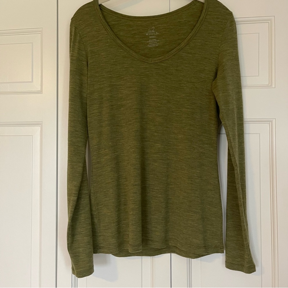 Woolx Layla merino wool top, size small